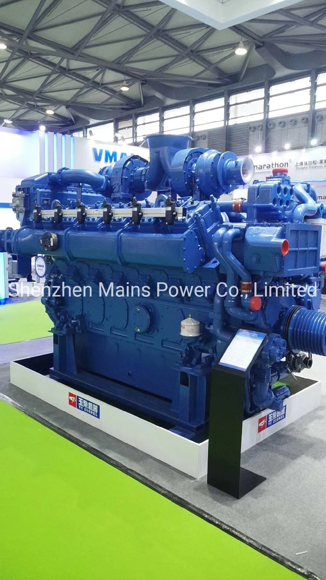 1200kw Natural Gas Generator China Yuchai Brand Gas Power Plant